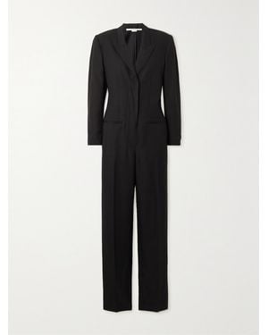 Stella McCartney Pleated Woven Jumpsuit - Black