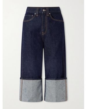 KHAITE Boyle Verkürzte, Tief Sitzende Jeans - Blau