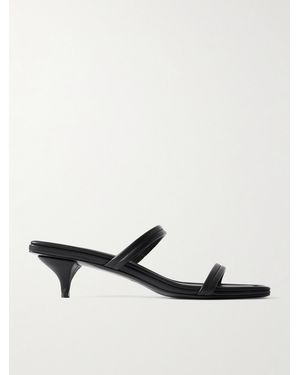 St. Agni Leather Sandals - White