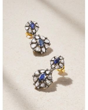 AMRAPALI LONDON Ohrringe Aus 18 Karat Mit Saphiren Und Diamanten - Natur