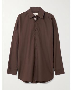 Kallmeyer Chemise En Popeline De Coton - Marron