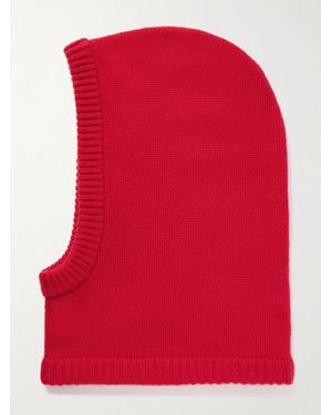 Lisa Yang Astri Cashmere Balaclava - Red