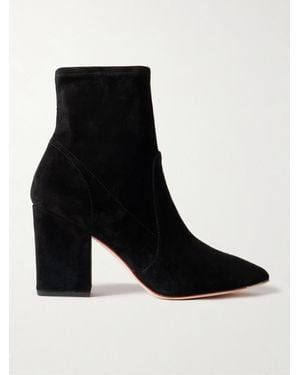 Loeffler Randall Isla Suede Ankle Boots - Black