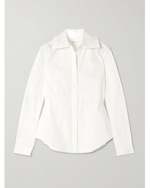 ShuShu/Tong Ruffled Cotton-Poplin Shirt - White