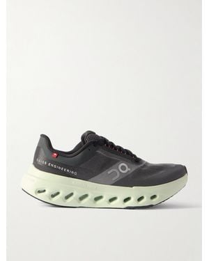 On Shoes Cloudsurfer Next Rubber-Trimmed Mesh Trainers - Grey