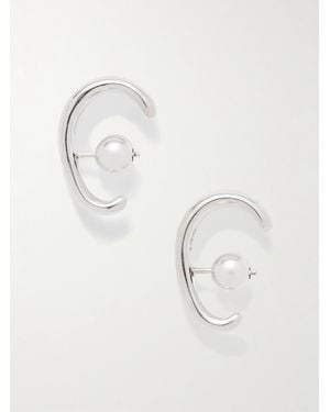 Sophie Buhai Petite Noodle Hoop Earrings - Natural