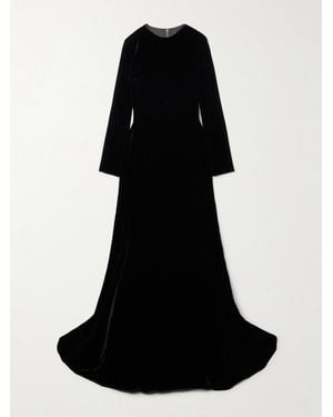 Dolce & Gabbana Velvet Gown - Black
