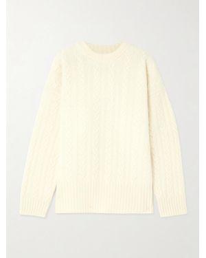 Rohe Cable-Knit Wool Sweater - Natural