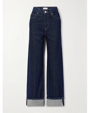 Ulla Johnson Jean Large Taille Haute The Genevieve - Bleu
