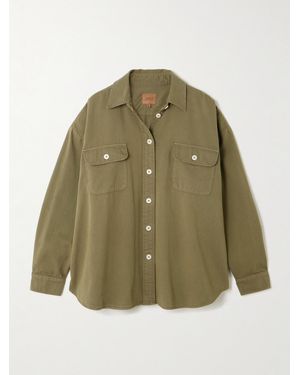 Jamie Haller The Big Oversized Cotton-Twill Shirt - Green