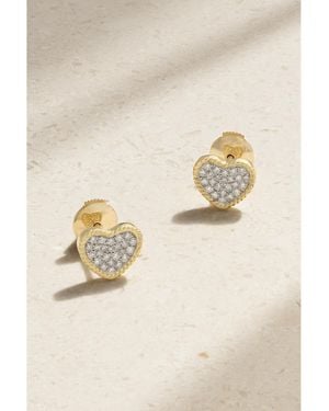 Yvonne Léon 9-Karat Diamond Earrings - Natural