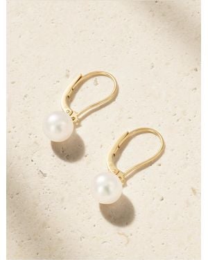 Mikimoto 18-Karat Pearl Earrings - Natural