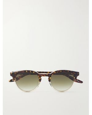 Barton Perreira Beckford Sun Round-Frame Acetate Sunglasses - Multicolour