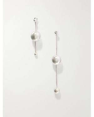 Camille Surault Vada Asymmetric Sterling Earrings - Natural