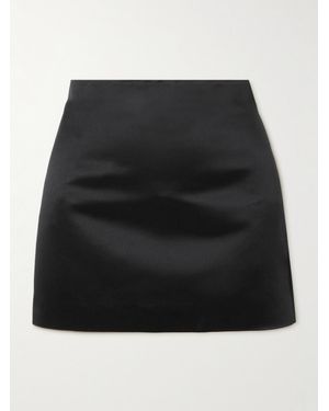 Lisa Yang Silk-Satin Mini Skirt - Black