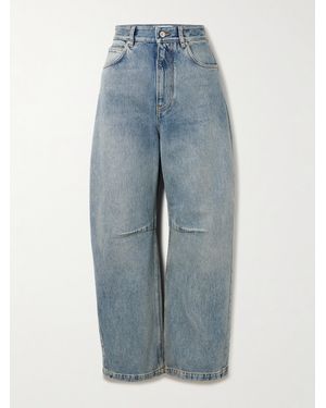Loewe Anagram Hoch Sitzende Barrel-Jeans - Blau