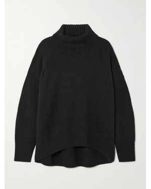 arch4 World's End Oversized Cashmere Turtleneck Sweater - Black