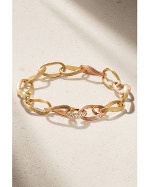 Ole Lynggaard Copenhagen Love Mittelgroßes Armband Aus 18 Karat Gelb- Und Roségold Mit Diamanten - Natur