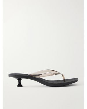 Tory Burch Pvc Thong Sandals - Black