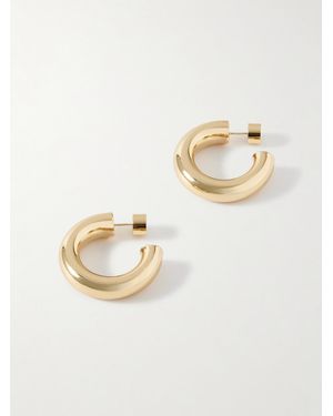 Jennifer Fisher Jamma Huggies-Plated Hoop Earrings - Natural