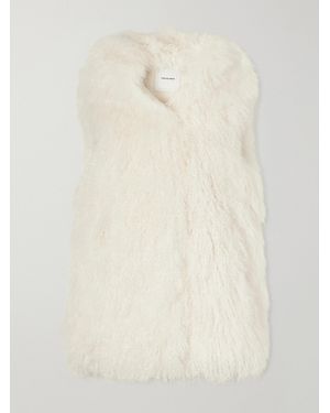 Yves Salomon Shearling Gilet - Natural