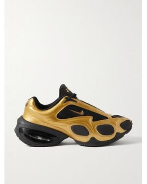 Nike Air Max Muse Mesh-Trimmed Metallic Sneakers - Black