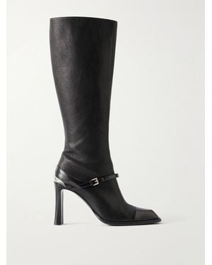 McQueen Niko Leather Boots - Black