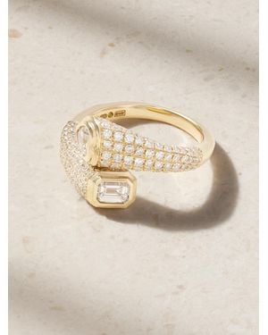 SHAY Ring Für Den Kleinen Finger Aus 18 Karat Mit Diamanten - Natur