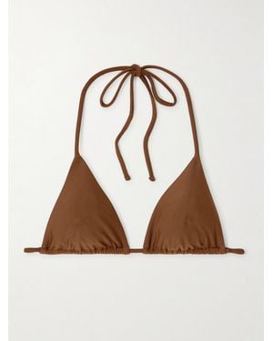 Matteau The String Triangle Bikini Top - Brown