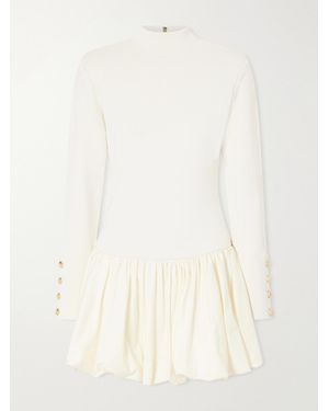 Aje. Elodi Crepe Mini Dress - Natural