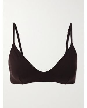 Tory Burch Bikini-Oberteil Aus Recyceltem Stretch-Material - Schwarz