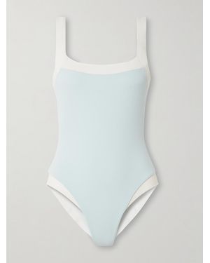 Marysia Swim Bianco Two-Tone Swimsuit - White