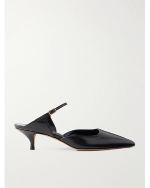 Emme Parsons Isabel Leather Court Shoes - White