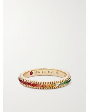 Faberge Colours Of Love Ring Aus 18 Karat Mit Mehreren Steinen - Rot