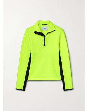 Aztech Mountain Panelled Stretch And Ripstop Sweatshirt - Green