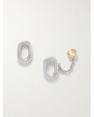 Rabanne And-Tone Earrings - Natural