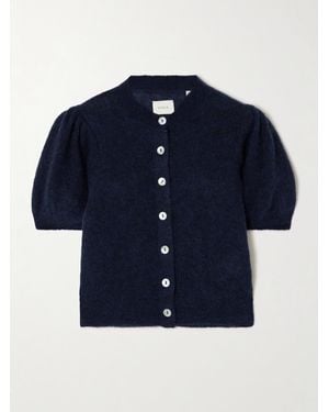 Doen Anisa Alpaca-Blend Cardigan - Blue