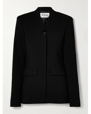 TOVE Selena Crepe Blazer - Black