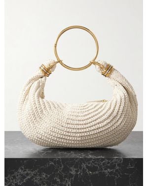 Chloé Sac Porté Épaule En Crochet À Ornements Bracelet Small - Neutre