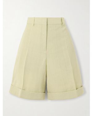 Jil Sander Crepe Shorts - Natural