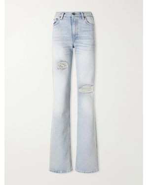 Haikure Star High-Rise Flared Jeans - Blue