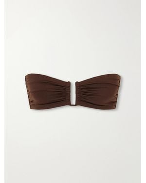 Eres Show Bandeau Bikini Top - Brown
