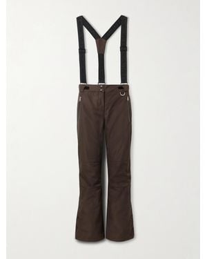 Yves Salomon Pantalon De Ski Évasé En Tissu Technique - Blanc