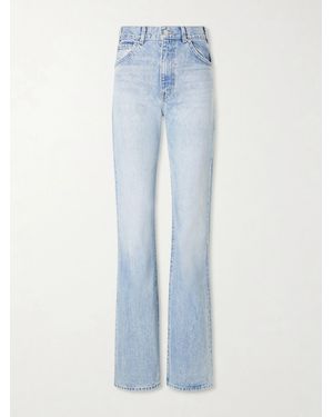 Nili Lotan Joan High-Rise Straight-Leg Jeans - Blue