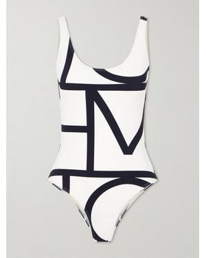 TOTEME Monogram Swimsuit - White