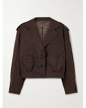 Blazé Milano Kiso Jacke Aus Canvas Aus Einer Wollmischung - Braun