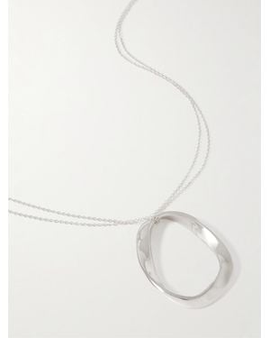 AGMES Isabel Kette Aus Recyceltem Sterlingsilber - Weiß
