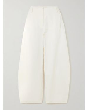 Esse Studios Meki Cocoon Hoch Sitzende Barrel-Jeans - Weiß