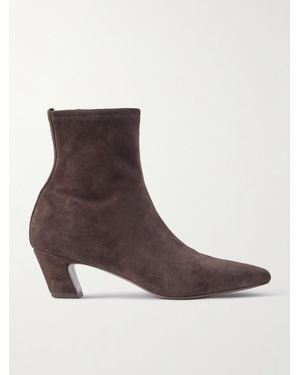 Loeffler Randall Doria Suede Ankle Boots - Brown