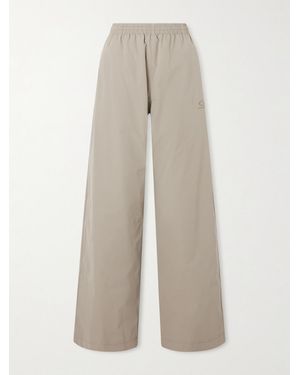 Balenciaga Embroidered Shell Pants - White